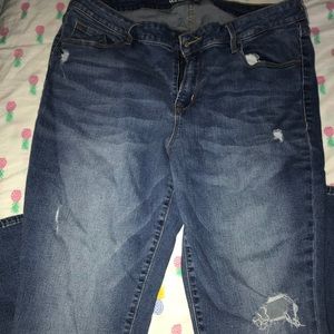 Old Navy Mid Rise Rockstar Jeans Size 16